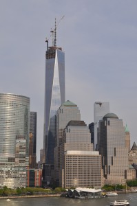 Floating past icons like the World Trade Center's new Freedom Tower is a stirring way to head to sea.