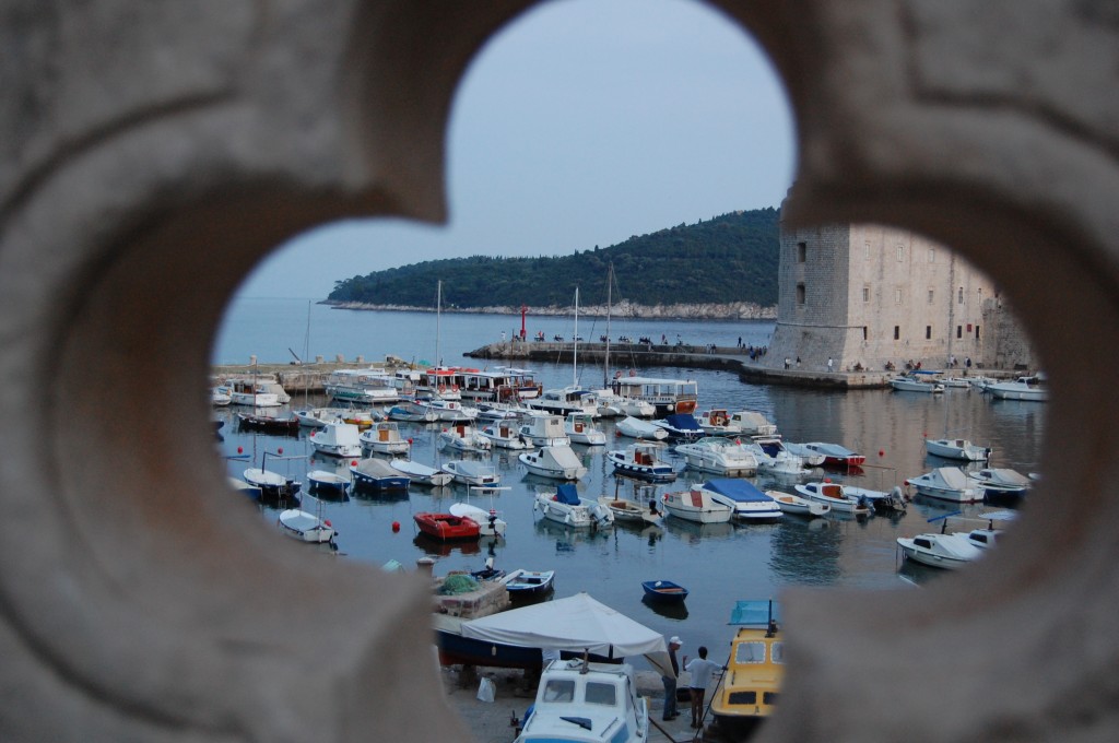 Buza, which means "hole in the wall," is perched on just outside of Dubrovnik's ancient rampart.