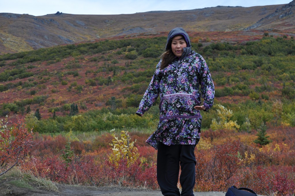 What better way to feel the Athabascan culture than through through the words of one of its daughters amid the unspoiled tundra of Denali National Park.