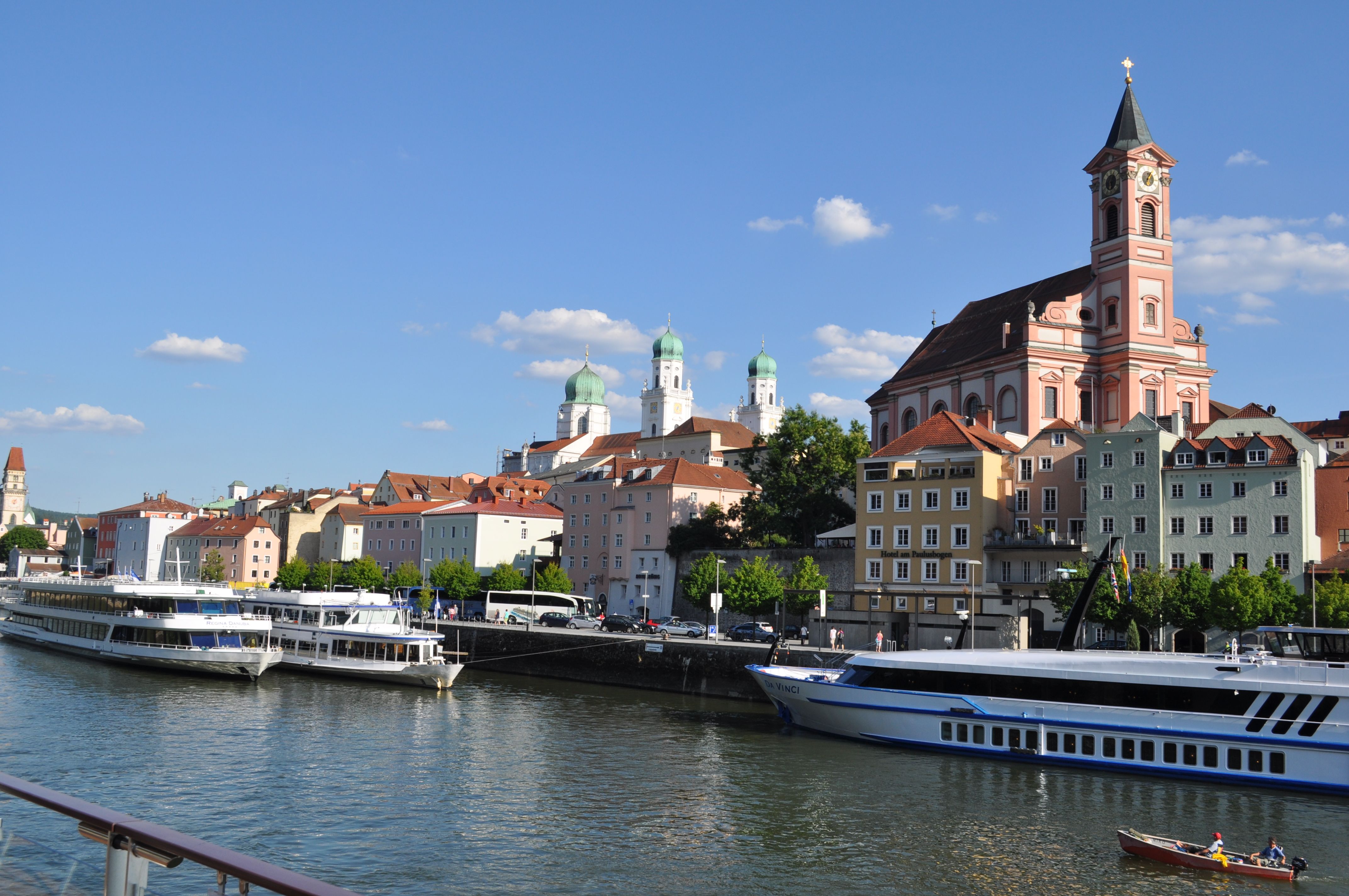 Picturesque Passau receives the largest chunks of tourists from river cruises.